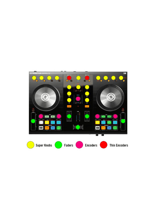 Chroma Caps NI Traktor Kontrol S2 Mk2 - VHE Shop